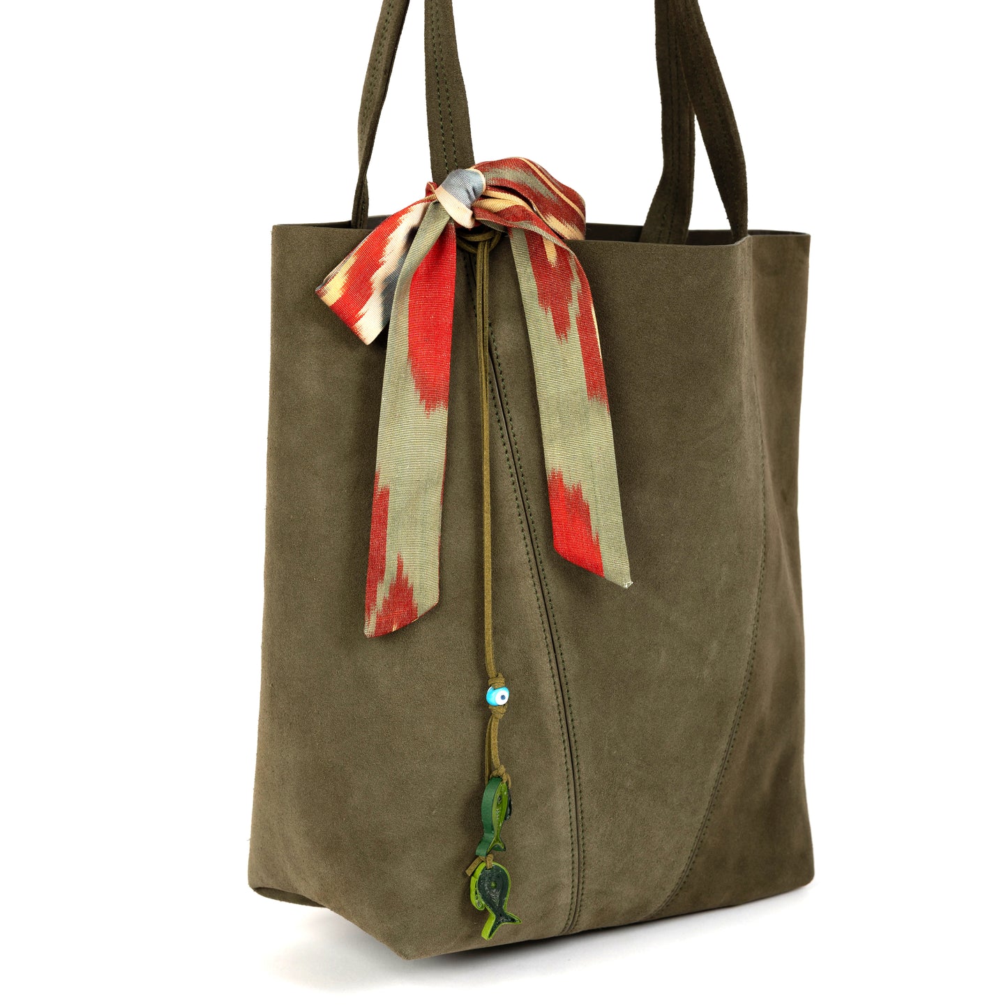 Bosphorus Breeze Suede Tote Bag