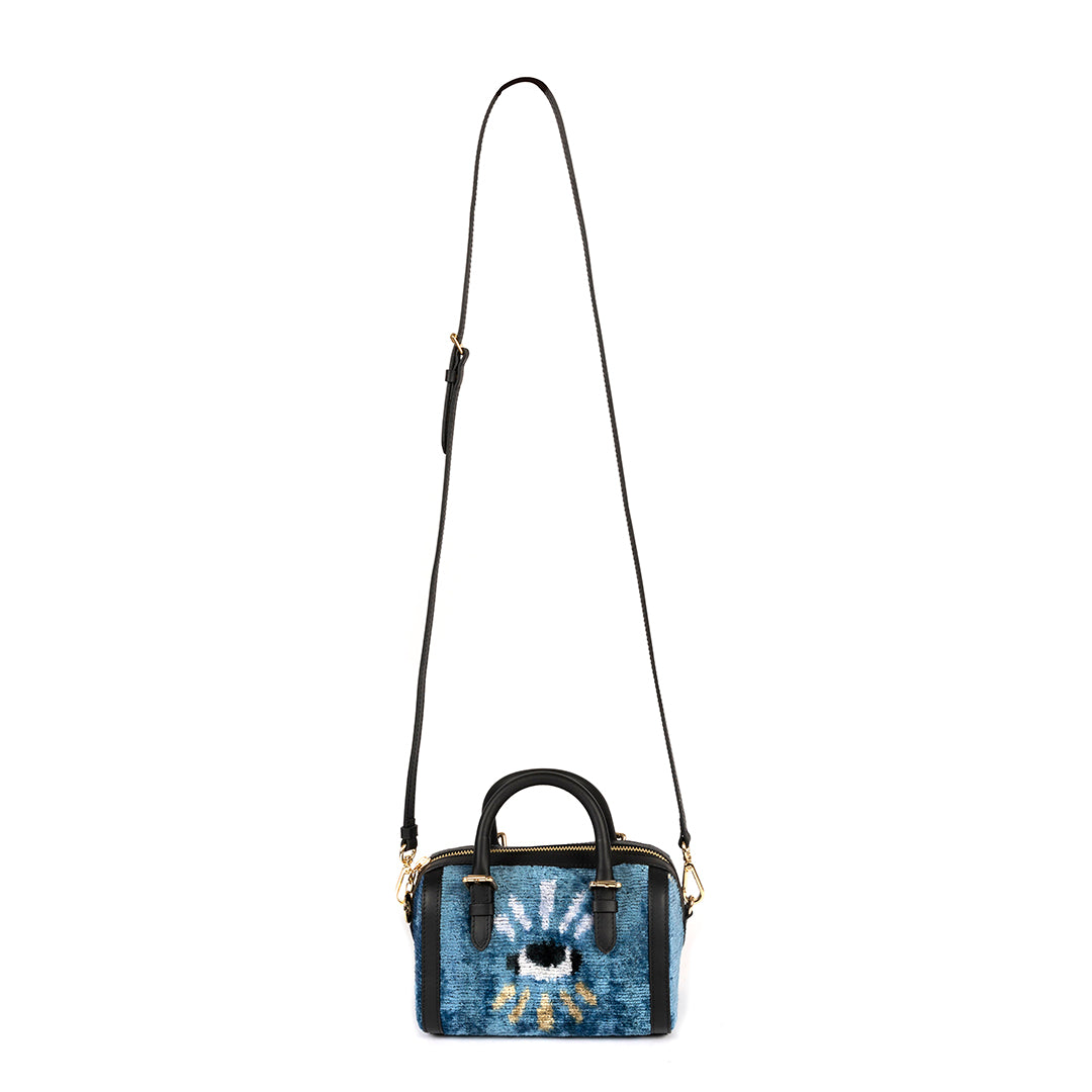 Mignon Eye Mini Duffle Ikat Bag