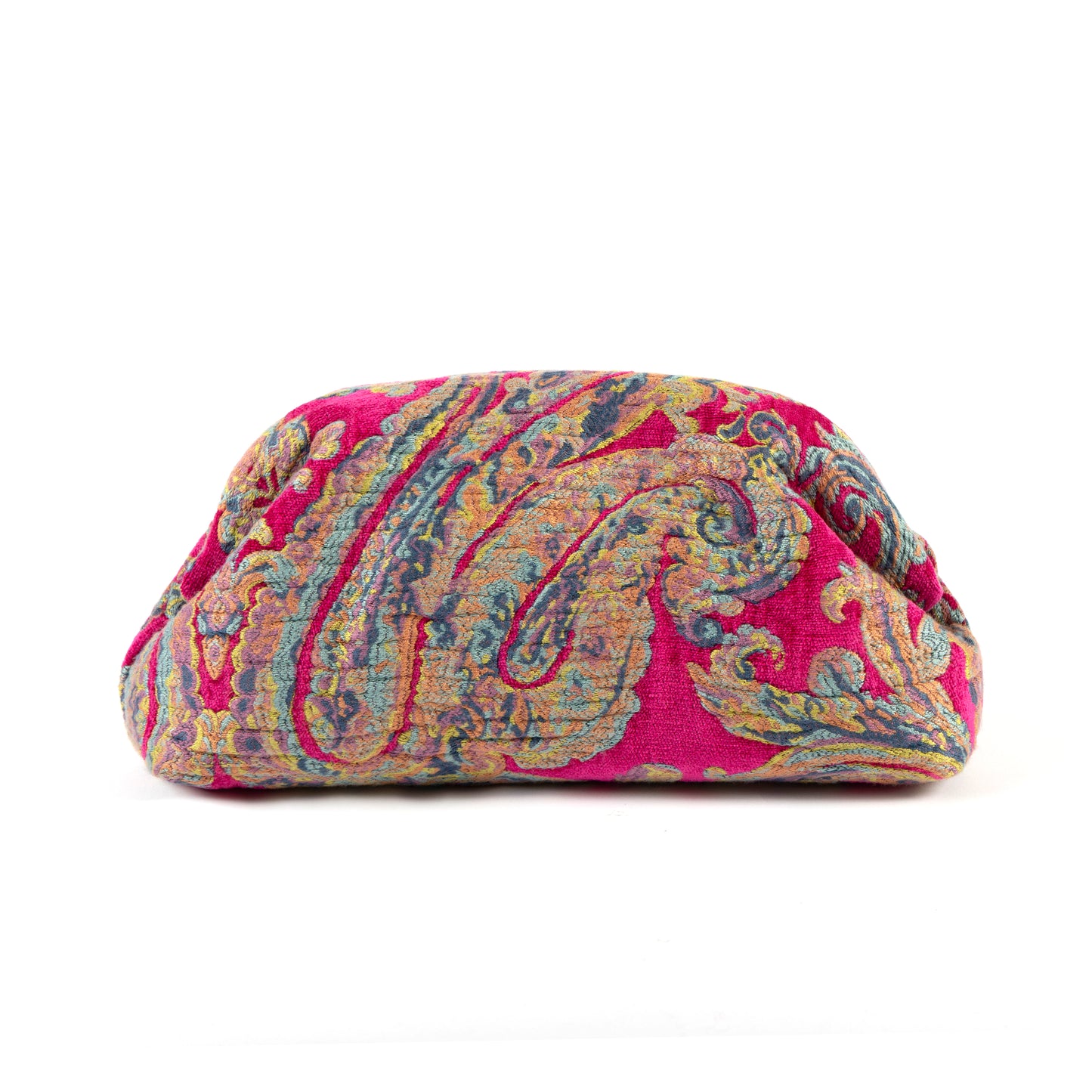 Serai Paisley Clutch Fuchsia