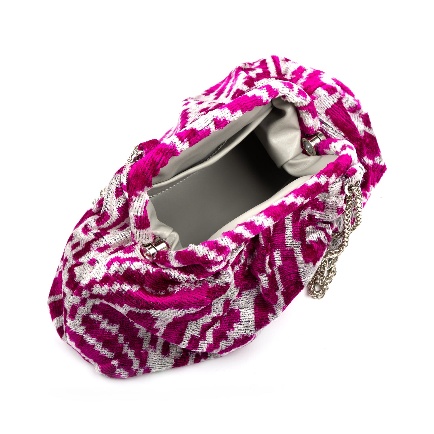 Victoria Ikat Multicolour Bag - Magenta / Mist