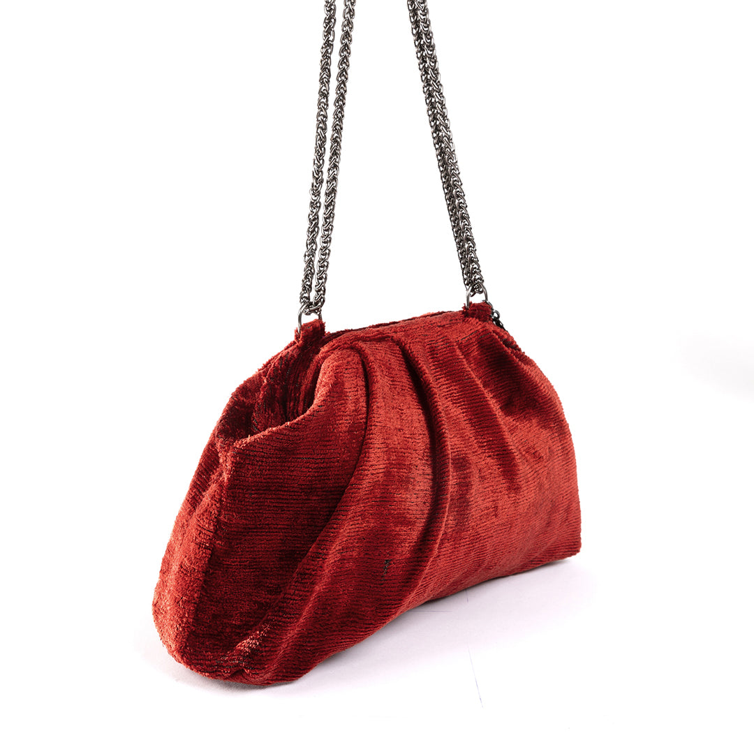 Victoria Colourblock Bag - Maroon