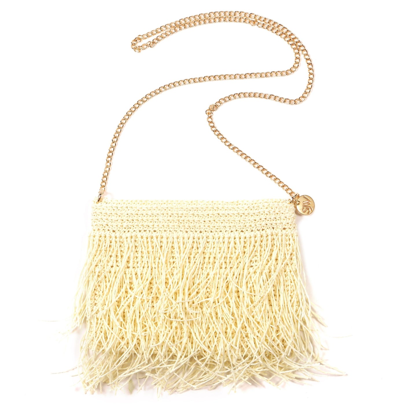 Charleston Mini Bag - Ivory - SJW BAGS LONDON