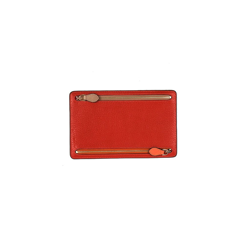WELLINGTON WALLET - BURNT ORANGE - SJW BAGS LONDON