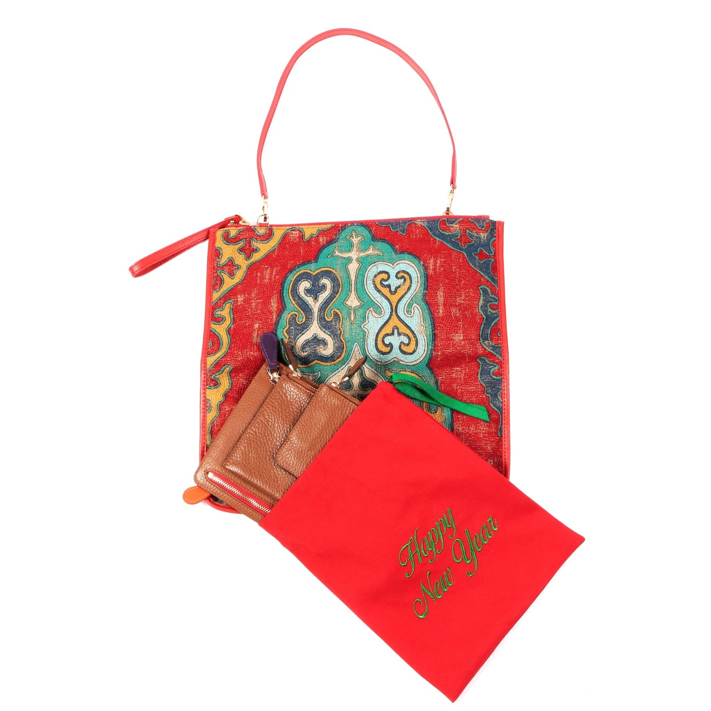 WELLINGTON WALLET - BURNT ORANGE - SJW BAGS LONDON