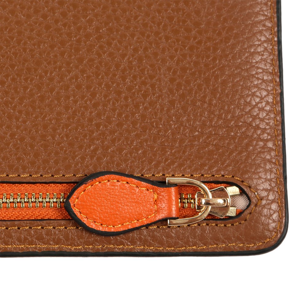 WELLINGTON WALLET - COGNAC - SJW BAGS LONDON
