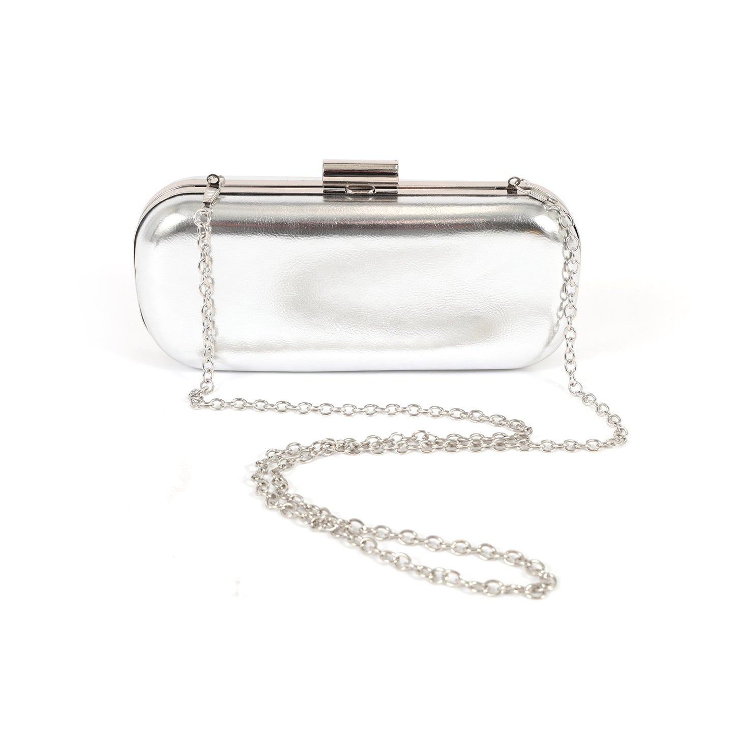 Minaudière - Metallic Silver