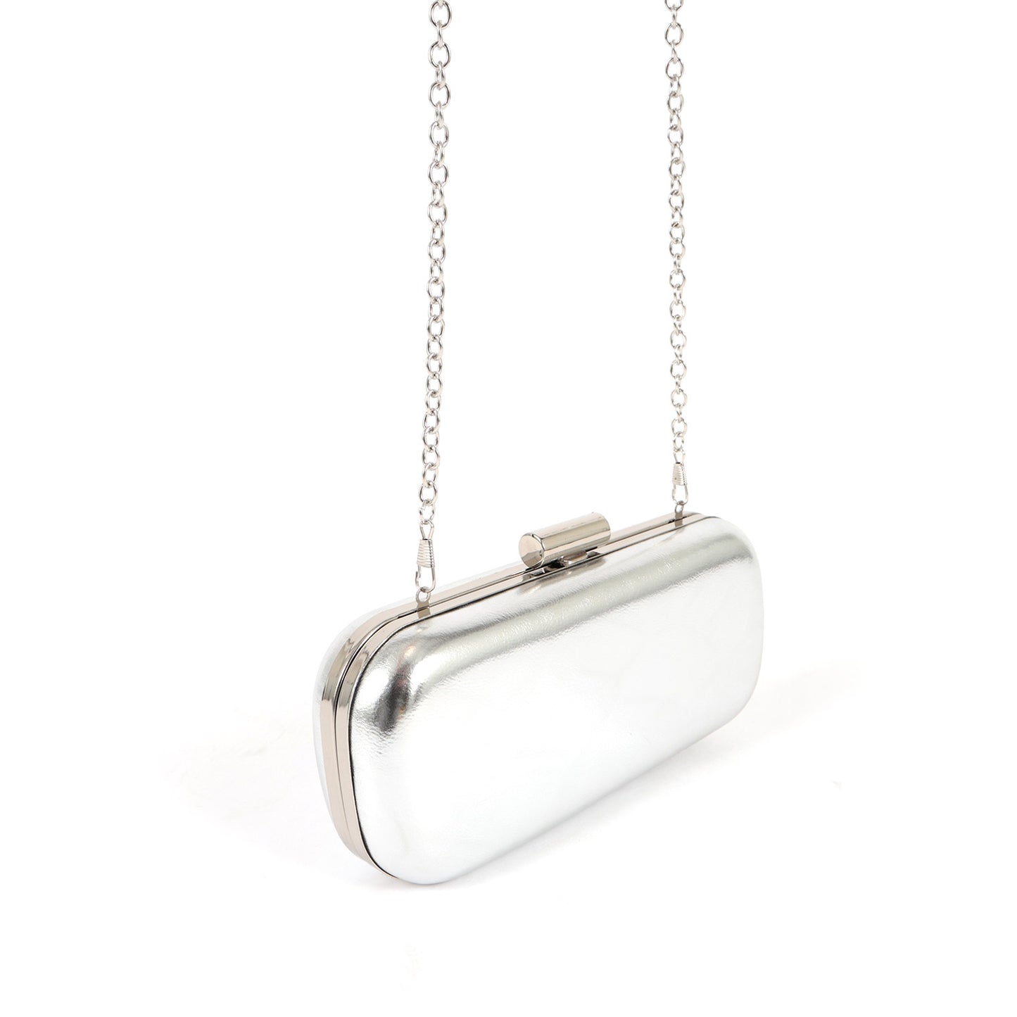 Minaudière - Metallic Silver