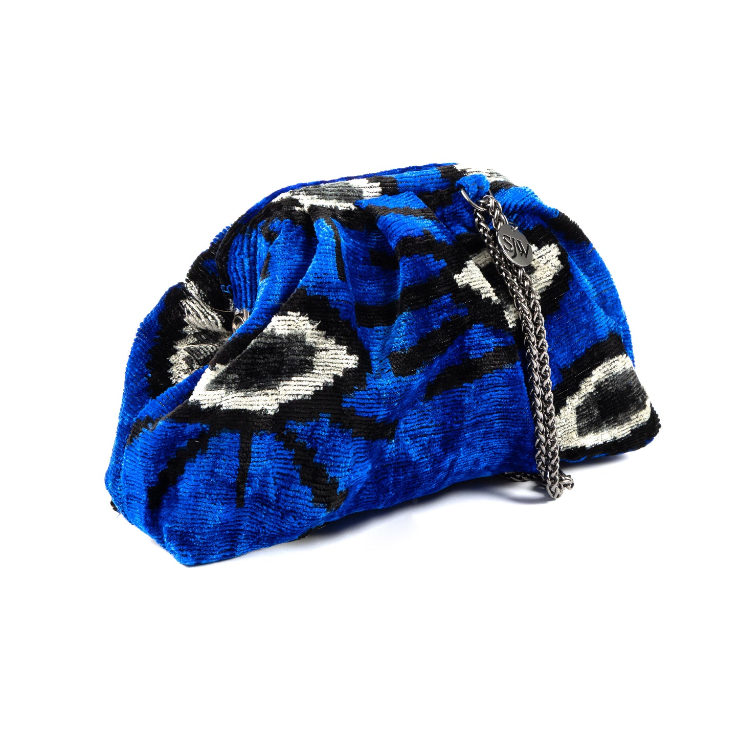 Victoria Ikat Multicolour Bag - Royal Blue / Eyes