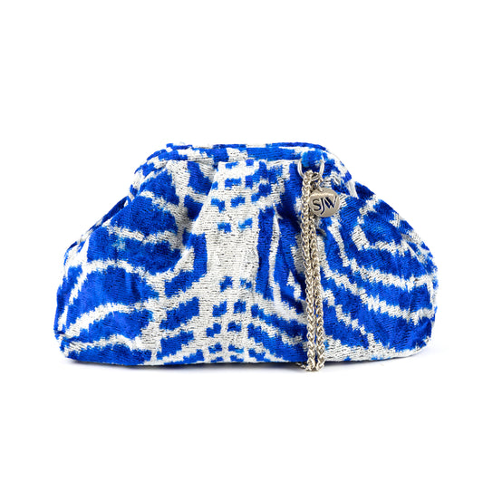 Victoria Ikat Multicolour Bag - Royal Blue / Mist