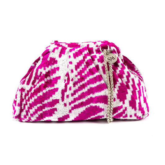 Victoria Ikat Multicolour Bag - Magenta / Mist