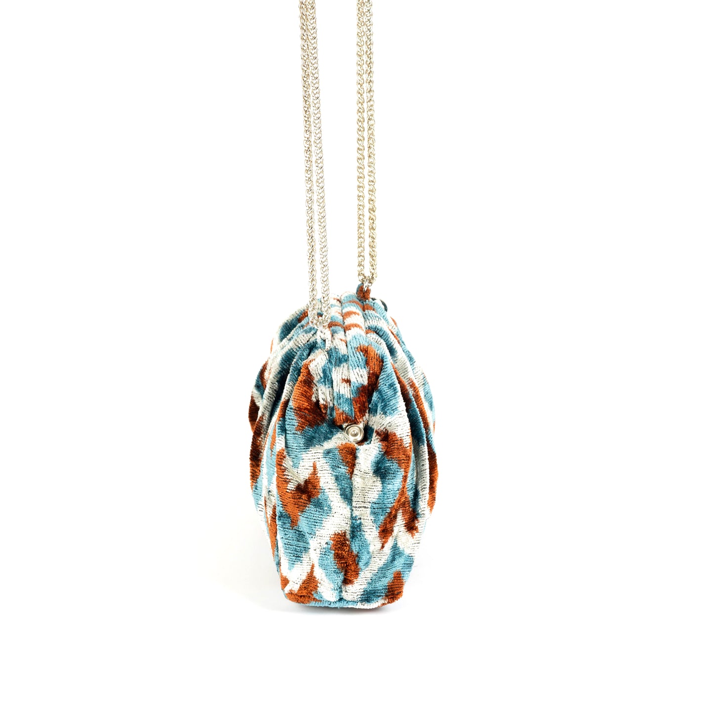 Victoria Ikat Bag Blue/Brown