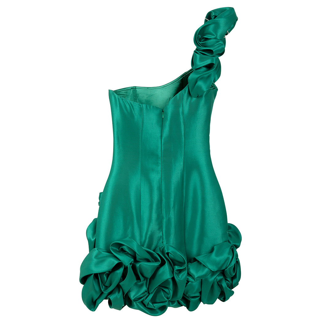 Vert Precieux Dress + Victoria Bag Set