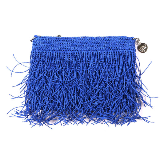 Charleston Mini Bag - Electric Blue - SJW BAGS LONDON