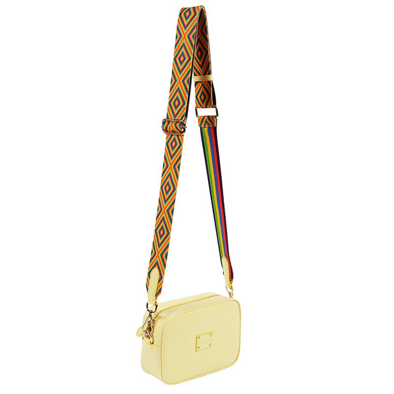 Mini venice grained deals leather crossbody bag